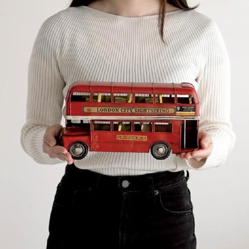 Heads BRZ-INT5 Red London Bus Tinplate, 28 x 8 x 16 cm, 1 Piece
