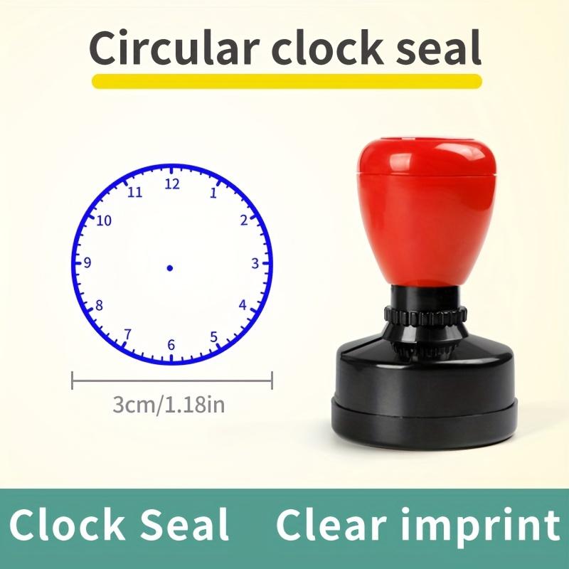 Youngsters's Time Stamp, Learn Time by Looking at Pictures, Use Stamps for Primary School Students and Teachers' Clocks