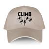 New Arrival Solid Baseball Caps Men Summer Breathable Golf Hat CLIMB Climbinger Teens Fashion Brand Cap Female Leisure Hats