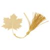 Maple Leaf Bookmark with Tassel Exquisite Hollow Vein Bookmarks for Book Lovers Writers Readers