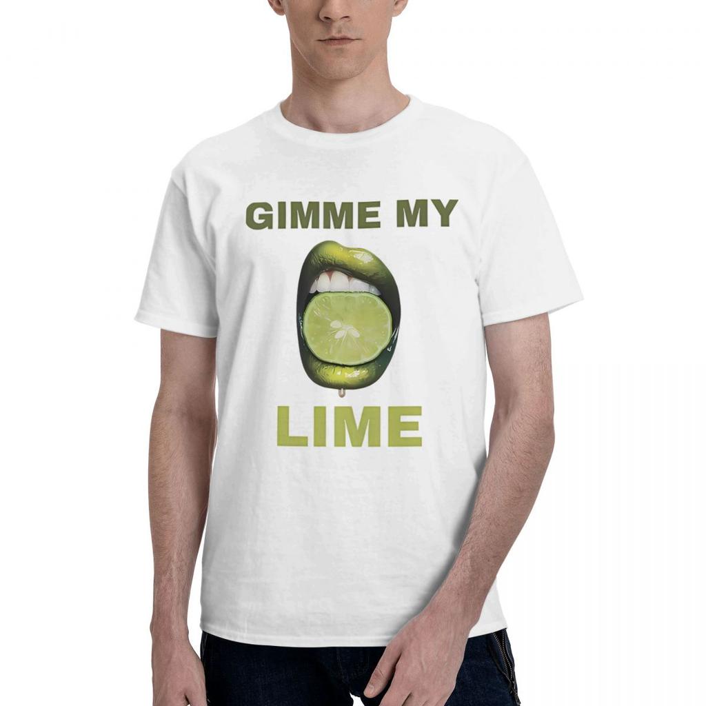 Gimme My Lime 100 Cotton Casual Breathable Confortable Men Top Mens Designer Clothes Funny Gifts