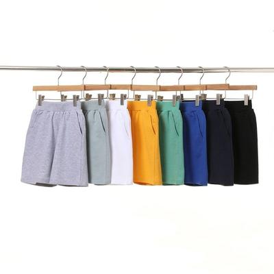 Children's Cotton Summer Shorts, Boys' and Girls' Sweatpants, 200g
