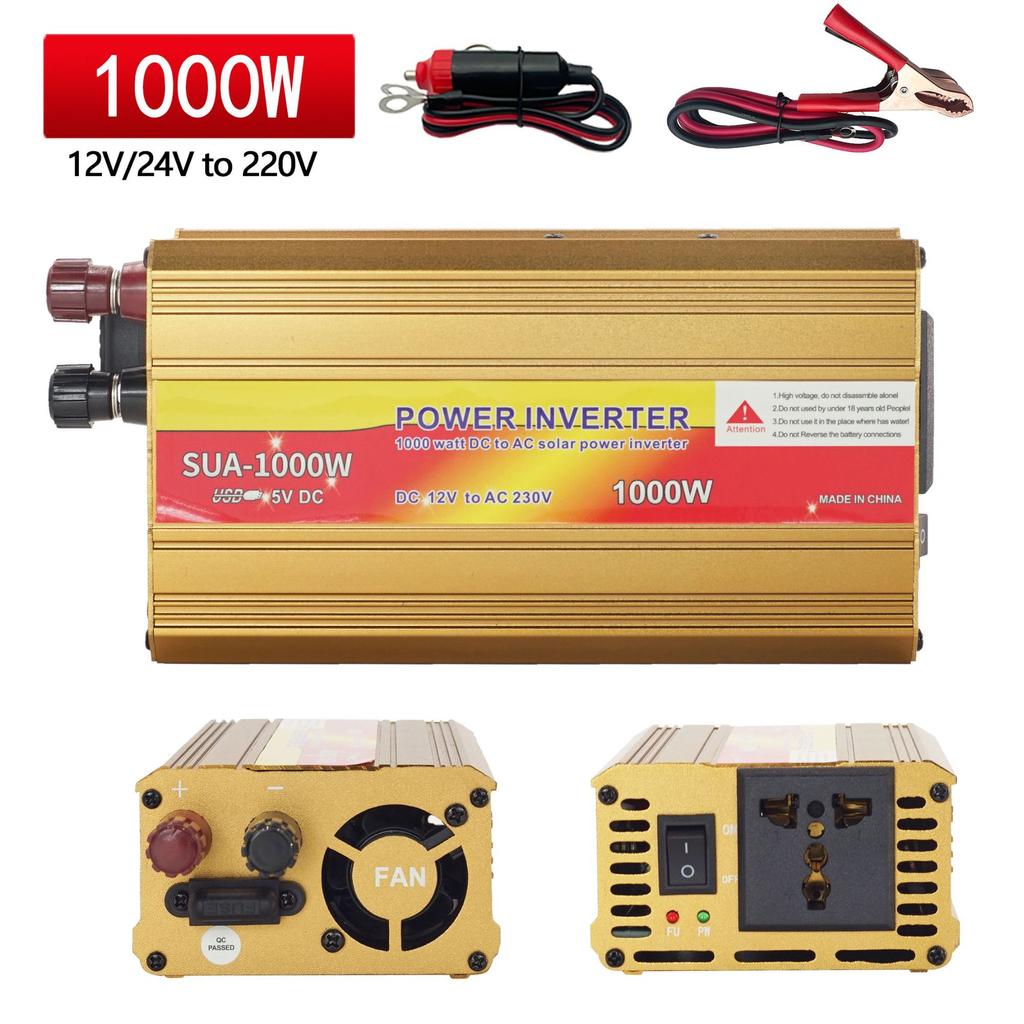 Inverter Household Truck 12V To 220V Power Converter Converter Booster Solar Energy
