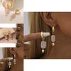 Trendy Light Purple Heart Earrings For Women Statement Jewelry Wholesale