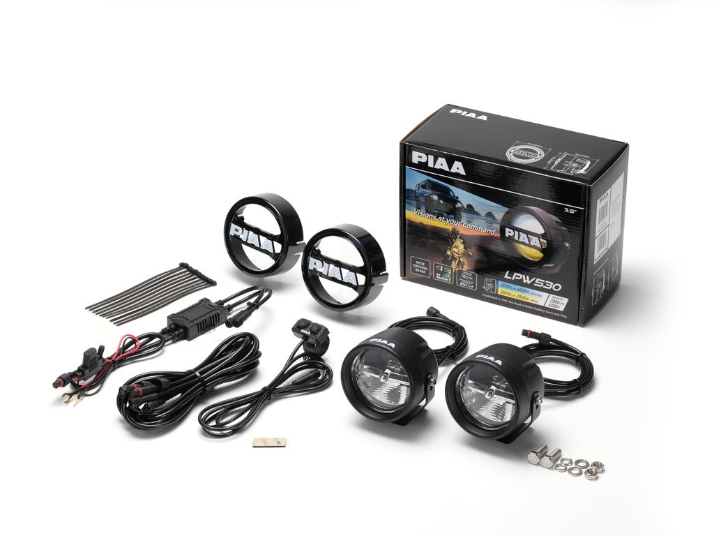 PIAA Aftermarket LED White 2500K 12V 20W Beam with Switchable Beam 10G Earthquake IP68 for Competition Vehicles Only Pack of DKW531 (Pia) Lamps,