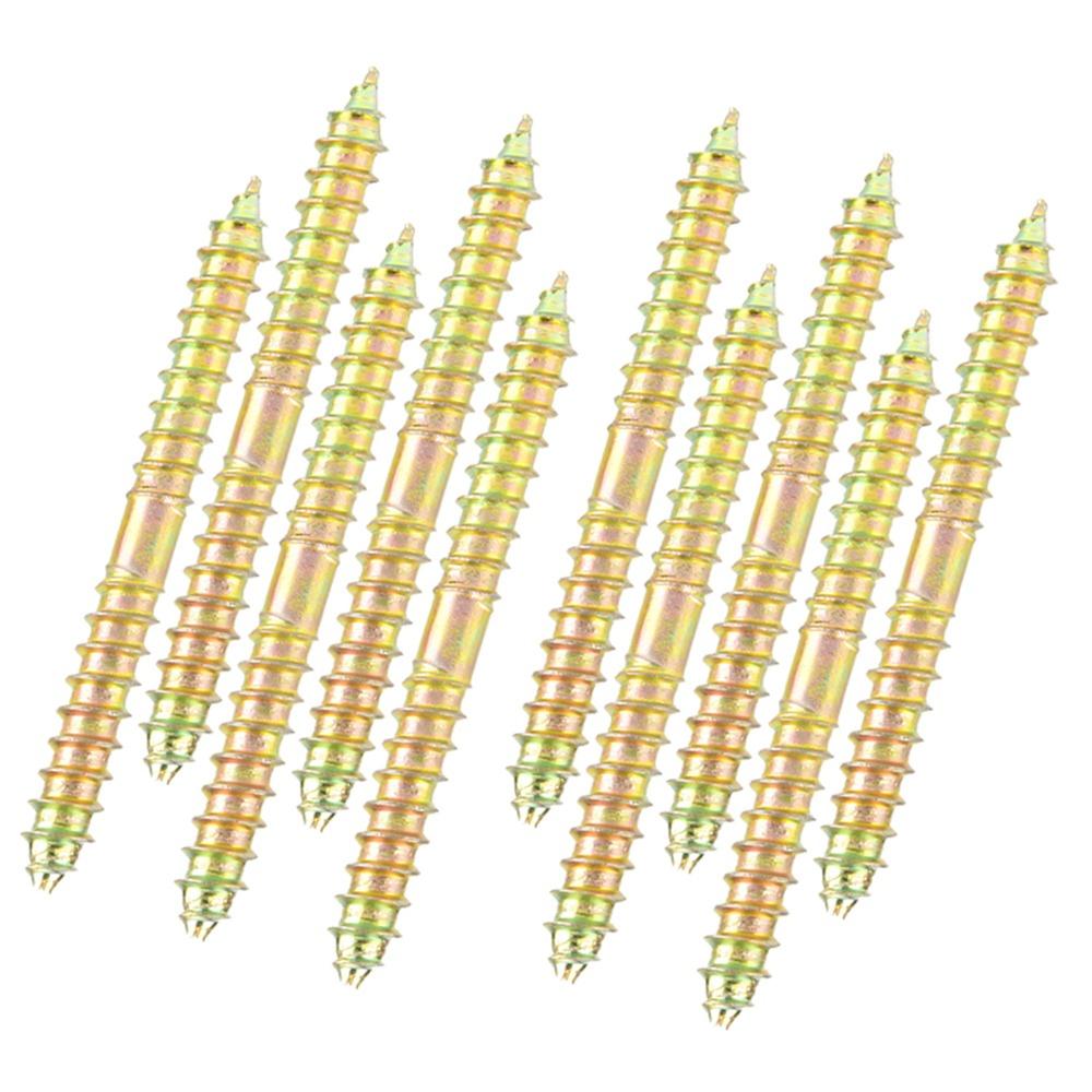 6x60mm Double Ended Screws Double Sided Woodworking Dowel Screws Dowel Screws  Assortment