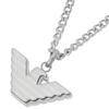 Emporio Armani Stainless Steel Eagle Logo Pendant Necklace in Silver Men's (EGS2916040)