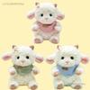 23cm Super Cute Triangle Scarf Lamb Plush Toy Cartoon Fluffy Simulation Lamb Plush Doll Boy Girl Birthday Gift