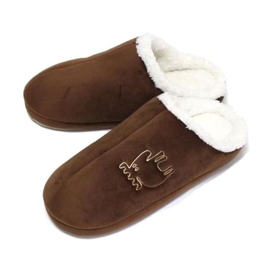 [Moz] Room Shoes Elkboa 2023AW sweden Swedish Washable Warm Fluffy (Cinnamon Brown, S)