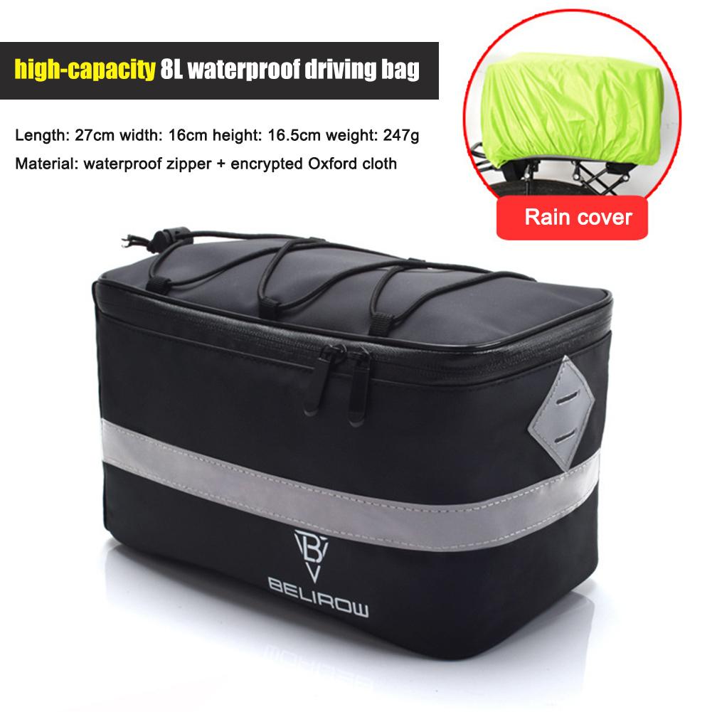 Portable Bicycle Rear Camel Bag Waterproof Bicycle Piggyback Bag Multifunctional Luggage Carrier Bag for Bike Cycling Equipment
