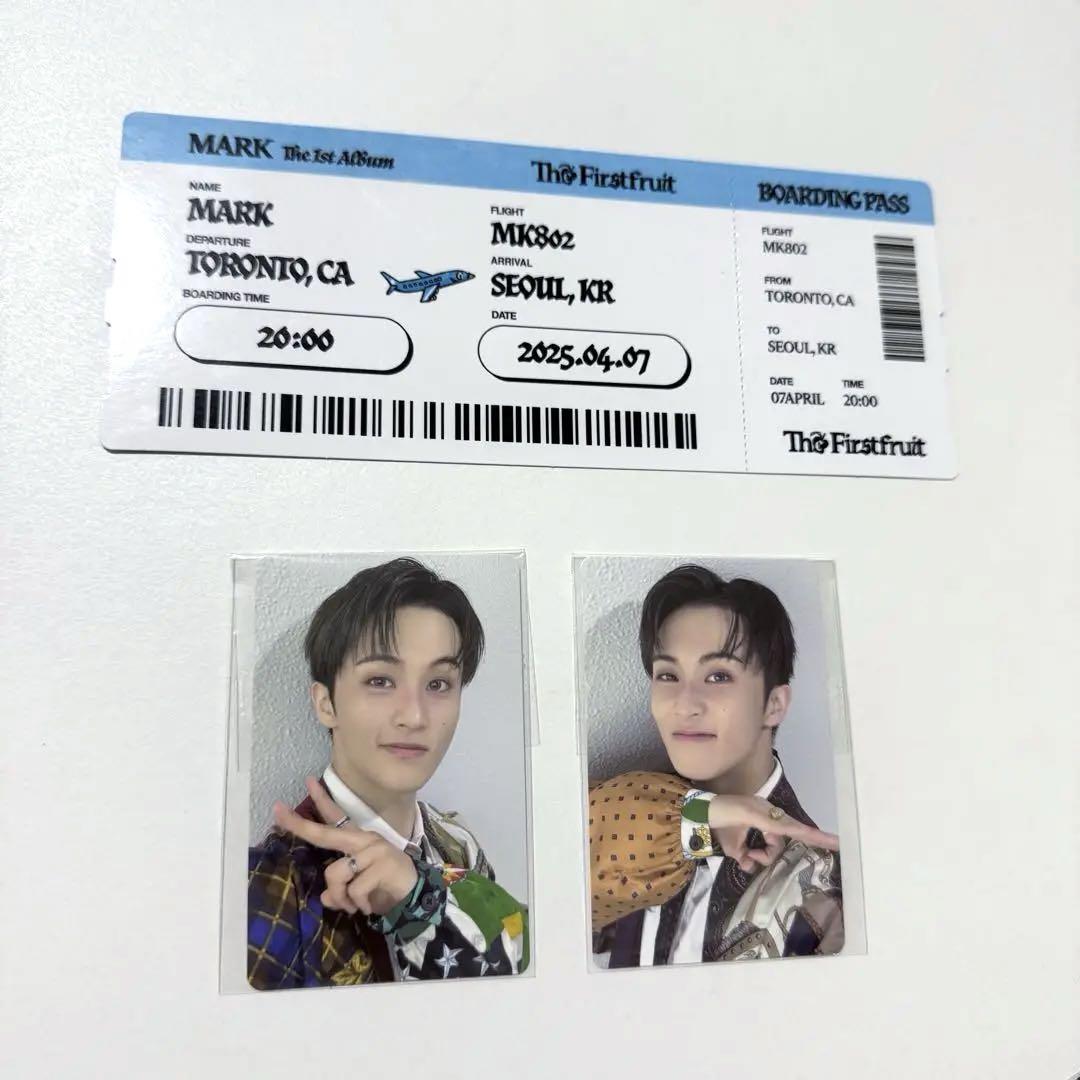 

[USED] NCT Mark The Firstfruit Korea Showcase 2 Types Trading Card Ticket