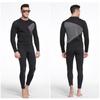 3mm Neoprene Wetsuit Set Men Winter Swimming Diving Snorkeling Surfing Thermal Long Sleeve Top Pants