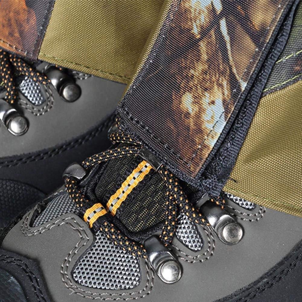 Outdoor Durable Waterproof Highly Breathable Hiking Climbing Hunting Double-Deck High Gaiters Snow Legging Wraps