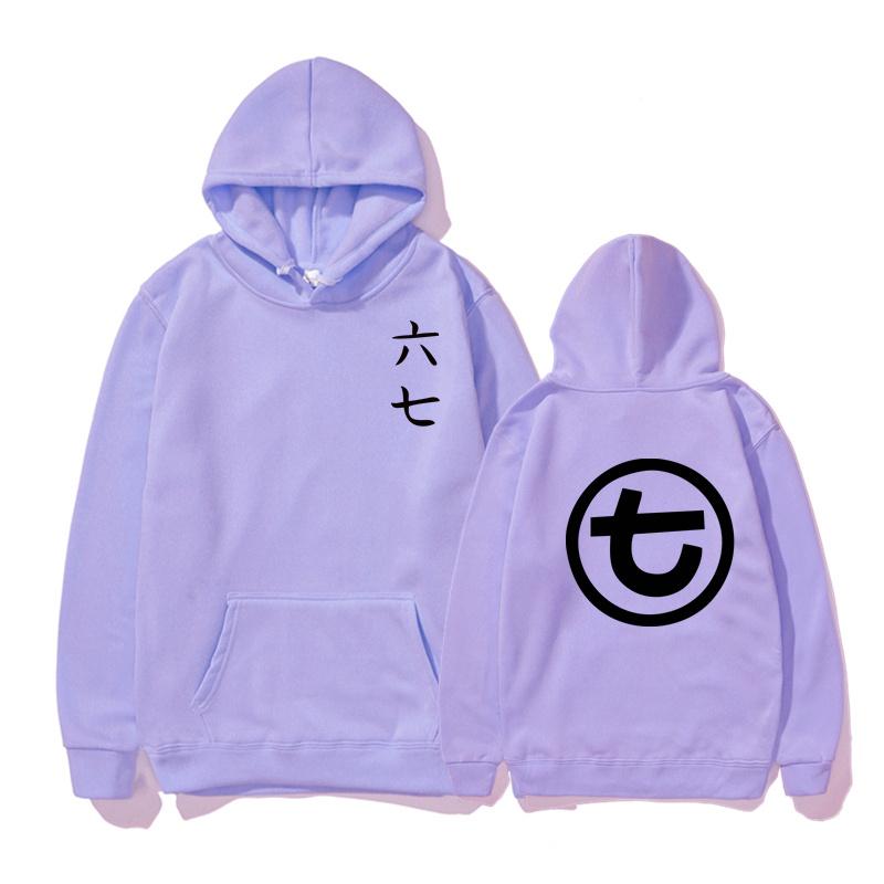 Japán Anime Pulóver Scissor Seven Szimbólumok Killer Seven Kapucnis Pulóver Streetwear Kapucnis Pulóverek Alkalmi Kapucnis Pulóverek Férfi Ruházat