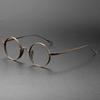 BCLEAR Japanese Pure Titanium Glasses Frame Handmade Retro Oval Round Men Eyeglasses Women Myopia Reading Prescription Eyewear