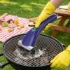 Rechargeable Roller BBQ Grill Brush 2-Speed Settings Rotating Barbecue Brush  Household