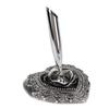 Quill Pen Set Metal Penholder Retro Elegant   Clear Engraving Flat Nib 1 to 5mmCelsius0.04 to 0.20in Writing Dip Pen Kit