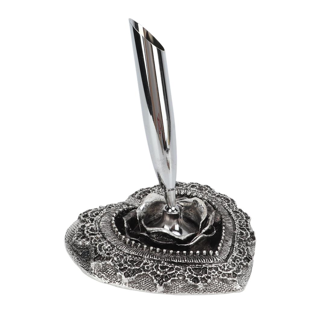 Quill Pen Set Metal Penholder Retro Elegant   Clear Engraving Flat Nib 1 to 5mmCelsius0.04 to 0.20in Writing Dip Pen Kit