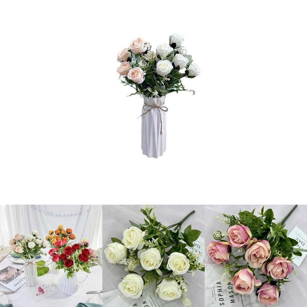 Elegant Rose Artificial Flowers For Wedding Table Decorations And Home Ambiance