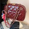 Niche Design Small Bag Women's Spring and Summer 2025 New Trendy Fashion High Sense Diamond Chain Bag Women's Messenger Bag