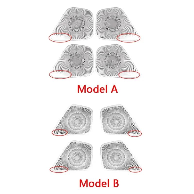 Car Door A Pillar Stereo Audio Speaker Cover Trim Decoration For Mercedes Benz CLA GLA GLB A Class C118 H247 X247 W177 -22