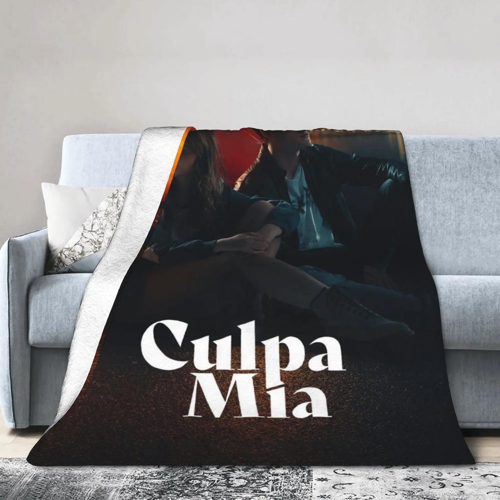 Hot Film Culpa Mia Blankets Warm Soft Plush Bedding Throws for Kids Adults Living Room Flannel Bedspread Cover