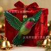 Nouveau pendentif sculpture en résine créative Ornement de pendentif colibri simulation pour la maison l'extérieur le jardin l'arbre de Noël