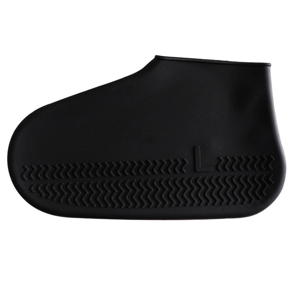 Unisex Silicone Shoe Protector Thick Non Slip Rain Boot Cover Foldable Galoshes for Rain Snow and Fishing Hiking