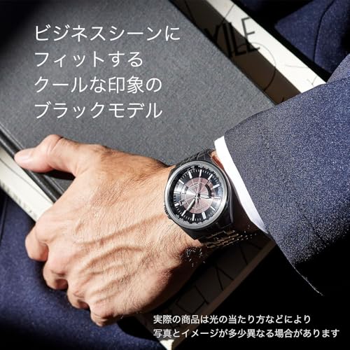 Citizen Collection Eco-Drive Radio-Controlled Wristwatch CB0294-54E Waterproof Night Black Men's