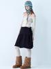 SETSETSET Two-Way Earflap Beanie Stripe Blue Mix