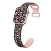 KALEBOL Leopard Silicone Band for Apple Watch Series 11 10 42mm/9 87 41mm/SE3 SE2 SE 6 5 4 40mm/3 2 1 38mm Dual Color Strap