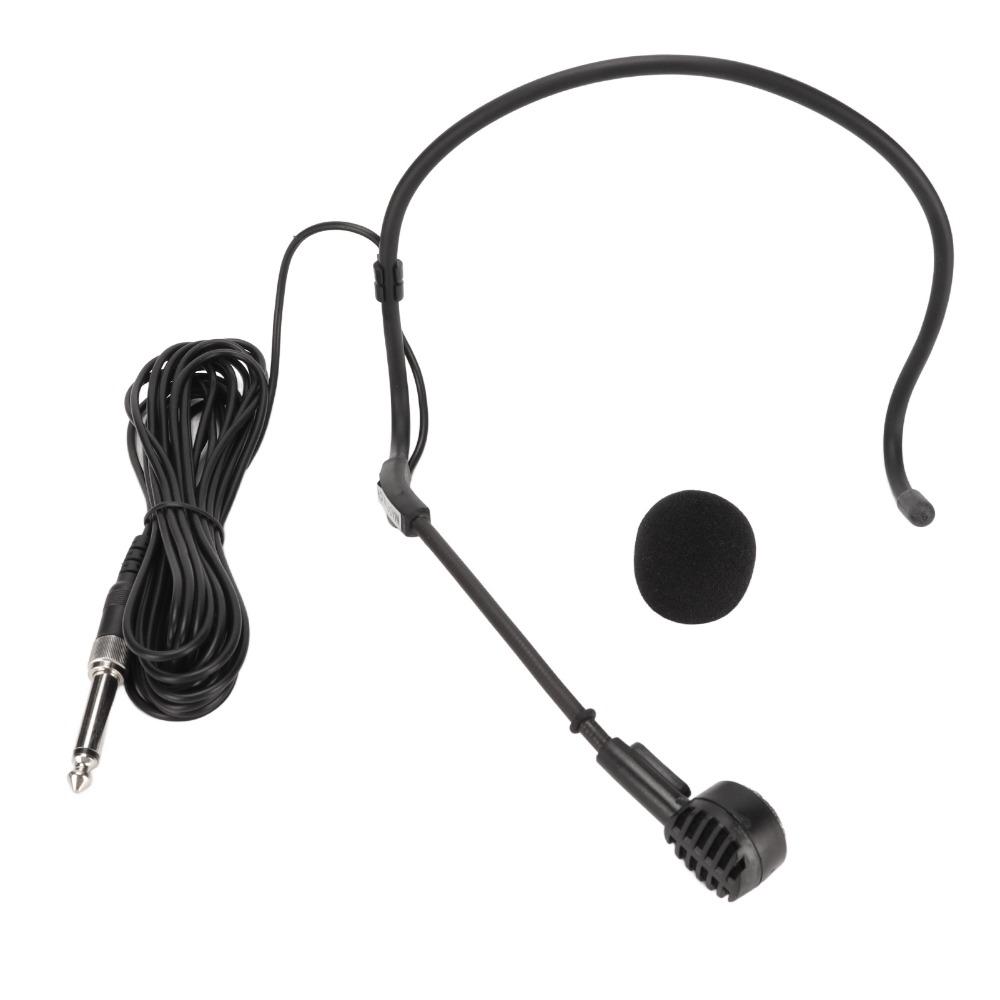 Ergonomic Dynamic Headset Microphone 5m/16.4ft Wired Microphone Earhook Microphone  Speech