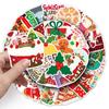 50 Christmas Graffiti Stickers Personalized Cartoon Holiday Creative Decoration Luggage Phone Case