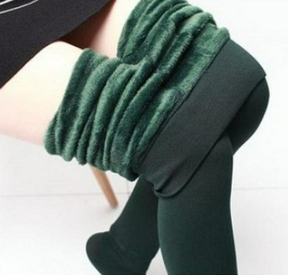 Women's 180g Pearl Velvet Slimming Footed Warm Pants - Thick Plus Velvet Base Layer for Autumn Winter (Korean Style)
