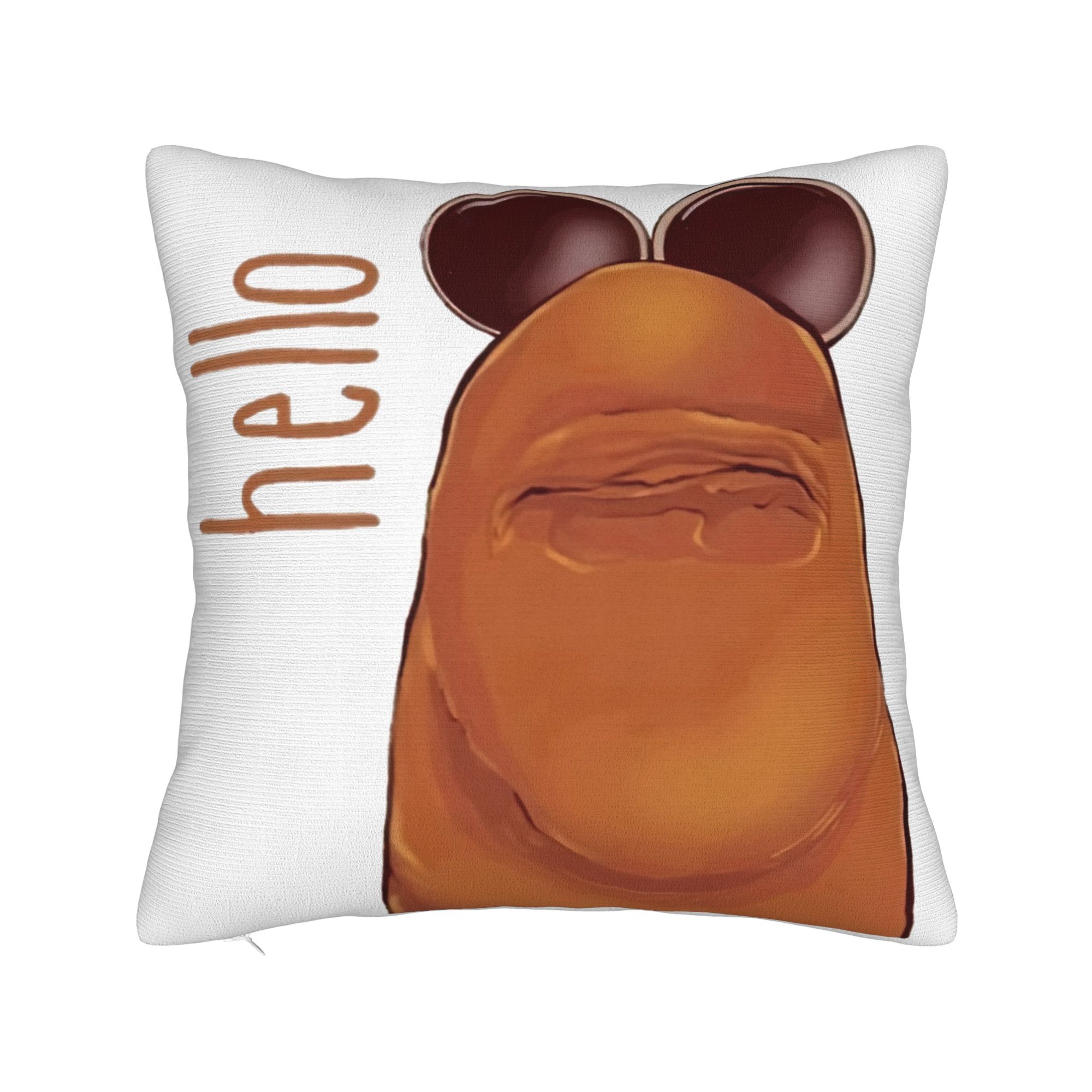 Ты портишь атмосферу Маркус Подушка-червяк Наволочка Печать Полиэстер Чехол для подушки Декорации Чехол для наволочки 30x30cm 12x12in