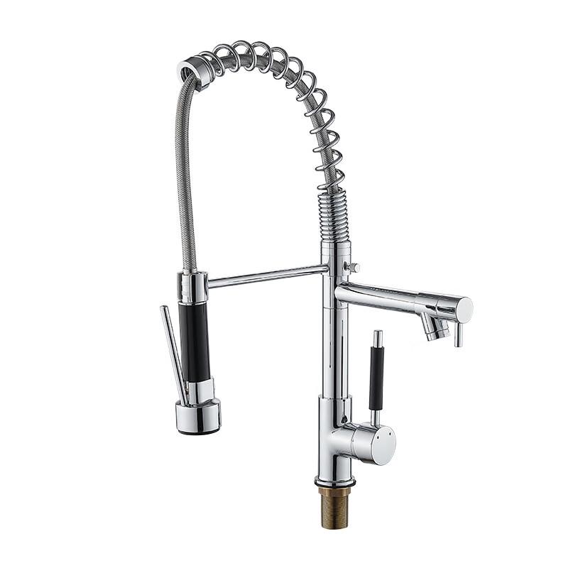 Shengbai Pull-Out Spring Kitchen Faucet
