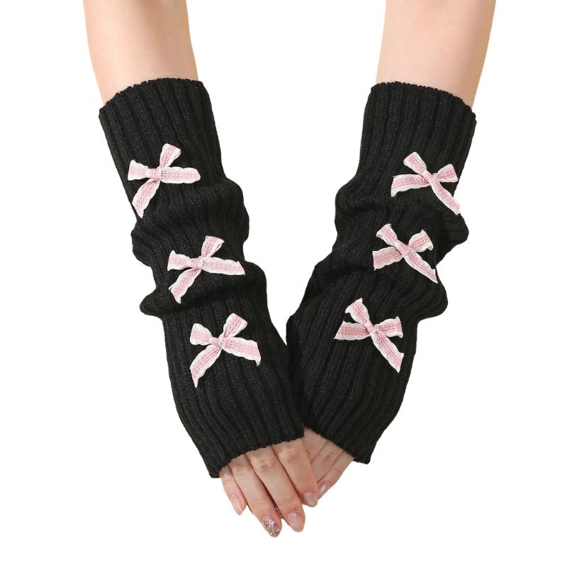 Winter Embellished Arm Sleeves Soft Stretchable Wrist For Women Men Daily Fashion Accessories