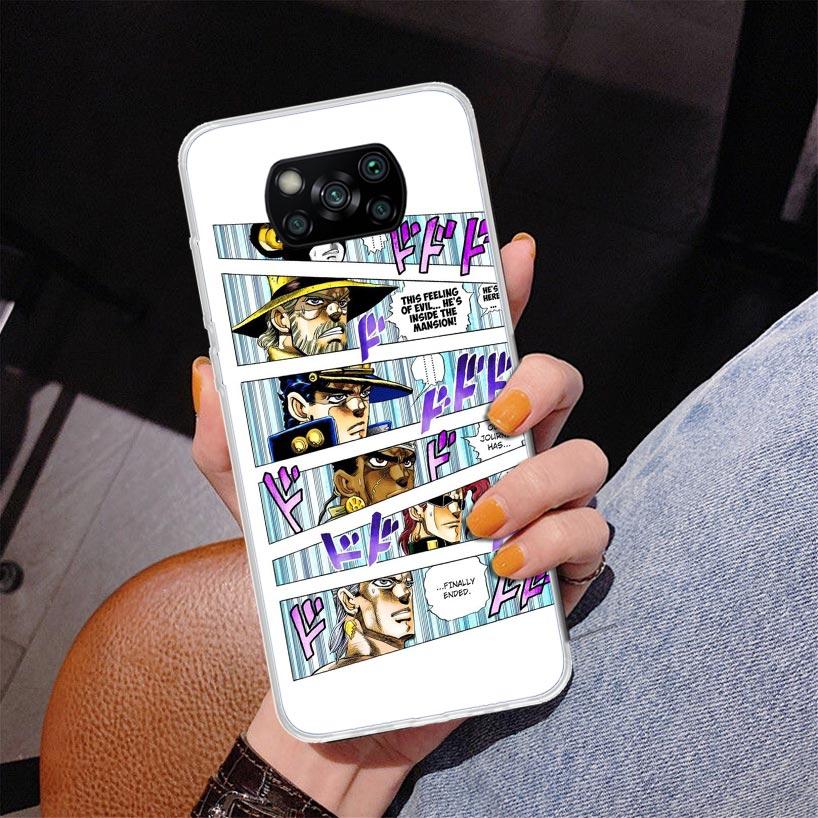 

Чехол для телефона JoJo s Bizarre Adventure Stardust Crusaders для Xiaomi Poco X7 X6 X5 Pro F7 Ultra Redmi 15C 15 13C 13 12C 12 10 10A 1 Xiaomi Poco F7