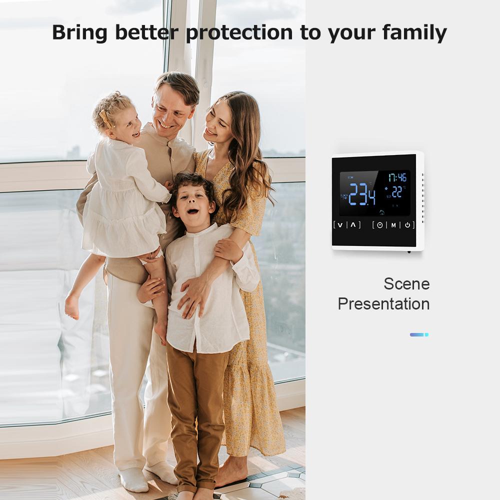 Thermostat MH 1822D WIFI Home Floor Heating LCD Intelligent Automatic Digital Display 6 Modes Constant Temperature