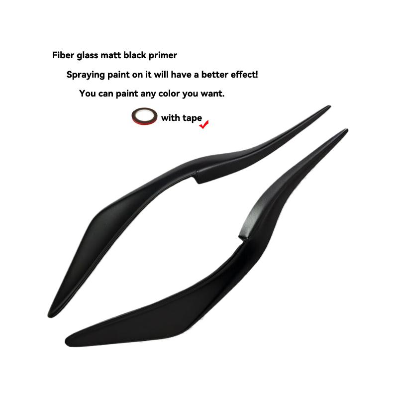 Carbon Fiber Headlight Cover Eyelid For Lexus IS300 200t 250 F-Sport 2013 - 2016 Fiber Glass FRP Car Front Lamp Eyebrows Sticker