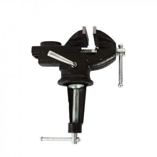 70mm 360º Swivel Portable Table Bench Vice Clamp Mini Vise Anvil Clamps Vises