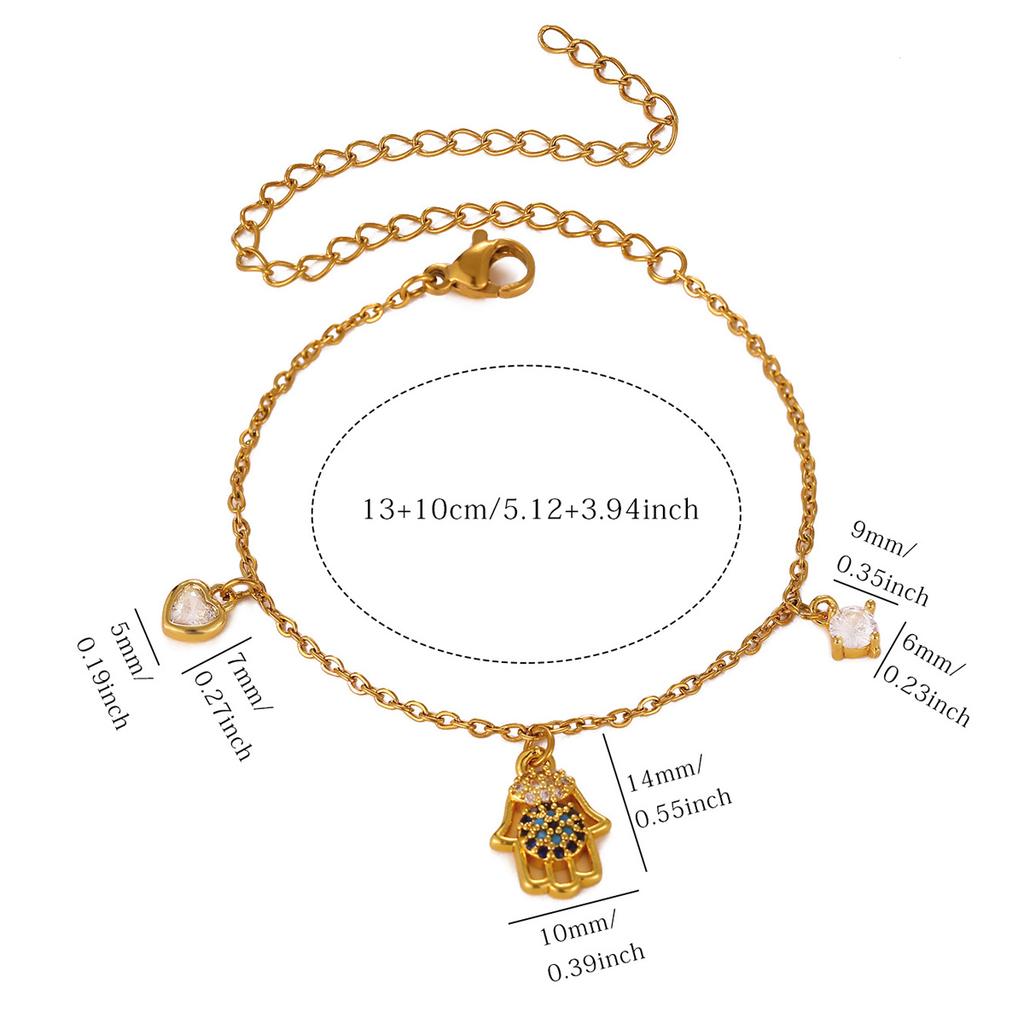 Tassel Pendant Heart Butterfly Moon Anklet For Women 2026 Beach Vacation Summer Waterproof Chain Foot Chain Jewelry Fashion Gift