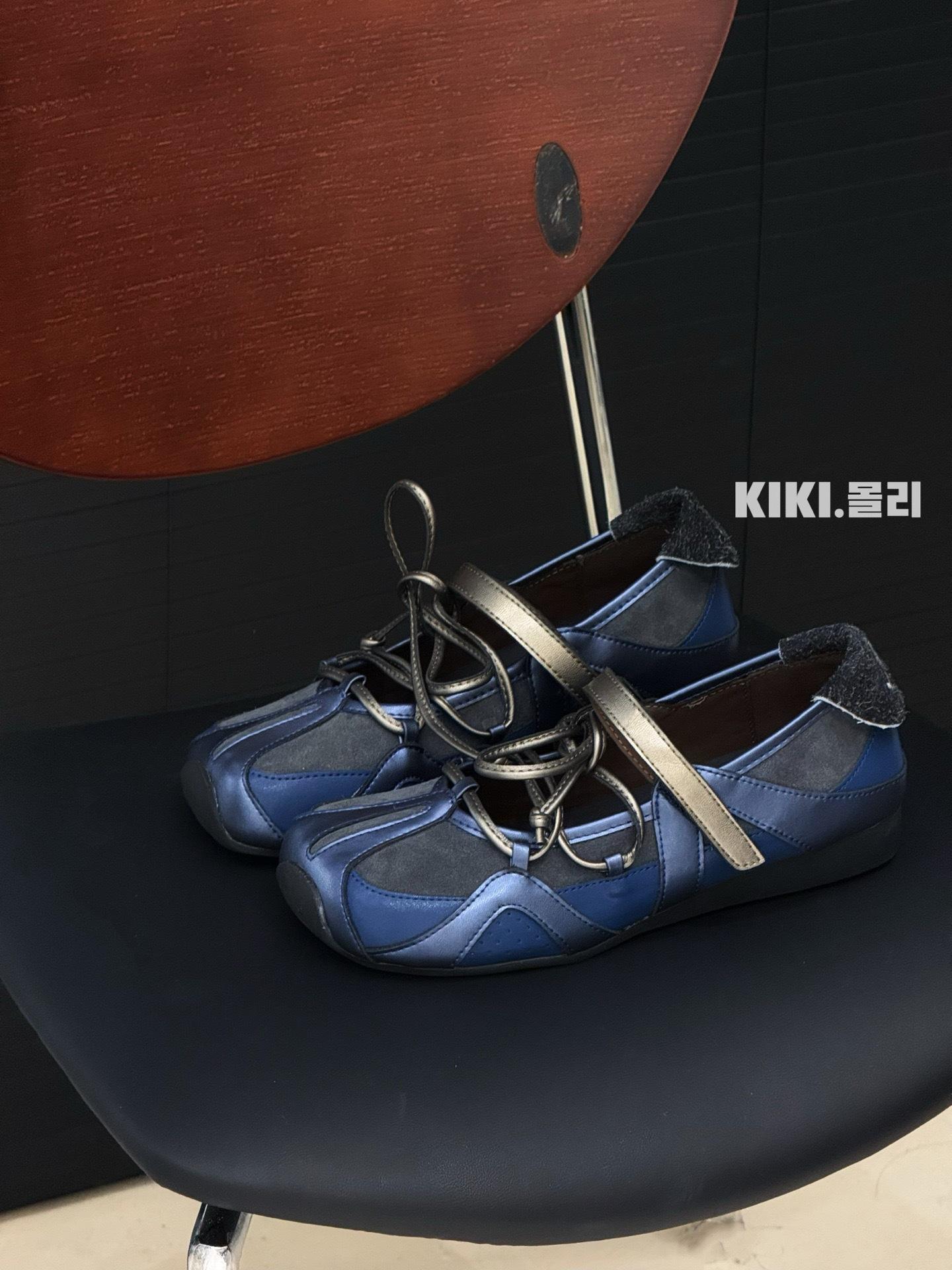 

Marco Dream Maker - Rebellious Ballet Velcro Mary Jane Outdoor Fashion Versatile Casual Shoes 40 синій