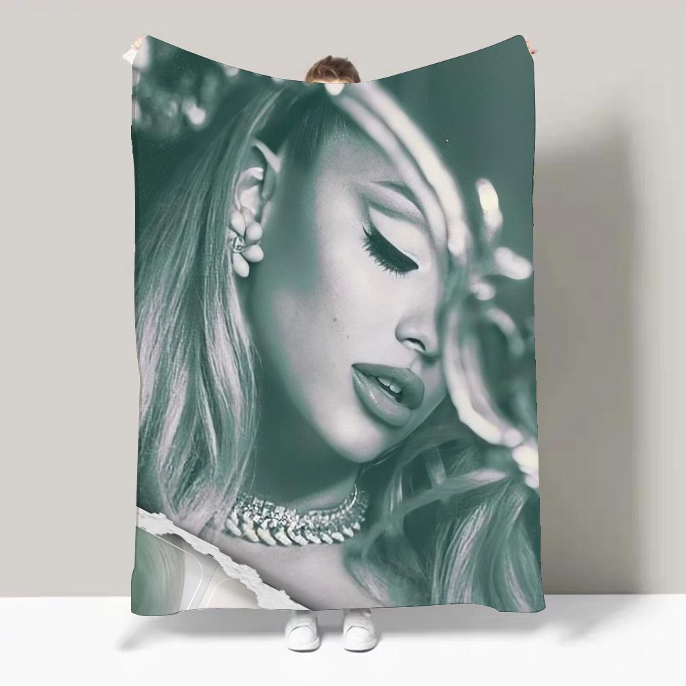 Singer A-Ariana G-Grande Hot Album Blanket Design Lightweight  For Dorms, Naps, Living Room, Office,Sofa,All-Season