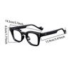 Vintage Square Glasses Men Retro Design Chic Blue Light Blocking Eyeglasses  New Trendy Brand Design Optical Frames