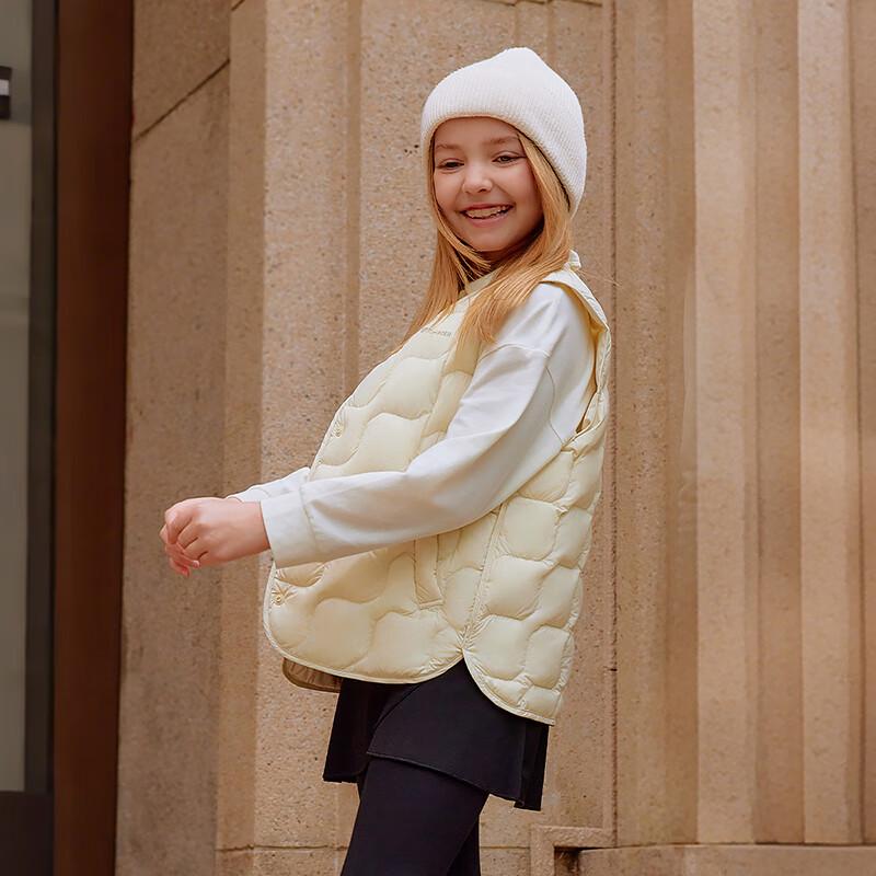 Tanbor Kids Lightweight Collarless Down Vest TC5330121A