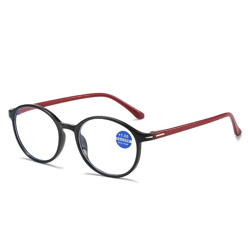 Fashion Presbyopia Glasses Business Retro Anti Blue Light Reading Eyeglasses for Men Women Eyewear +1.0+1.5+2.0+2.5+3.0+3.5+4.0