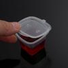 25Pcs Reusable Takeaway Hinged Lids Palette Food Containers Pigment Paint Box Sauce Cup