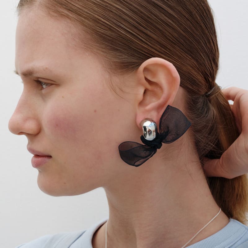 MONDAY EDITION Ribbon Earrings