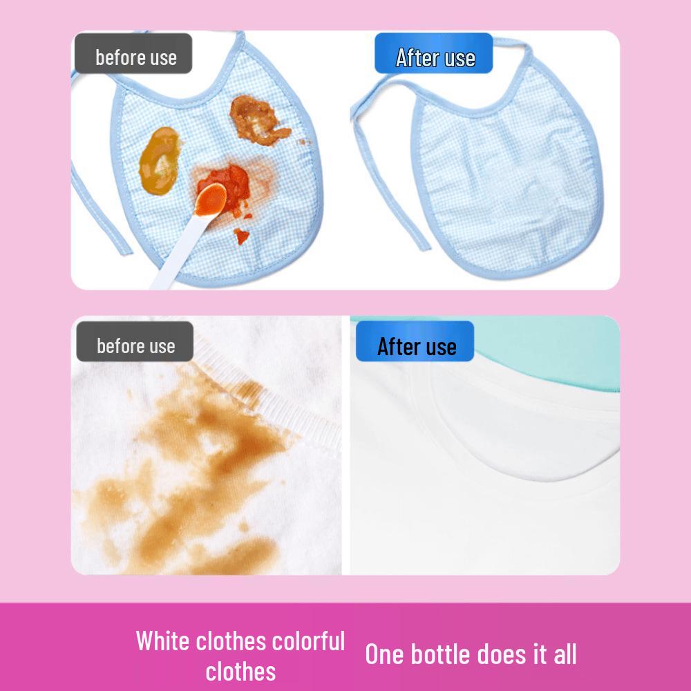 Rouxiao Oxygen Bleach Detergent for Stain Removal, Whitening, Yellowing Prevention, and Color Protection.